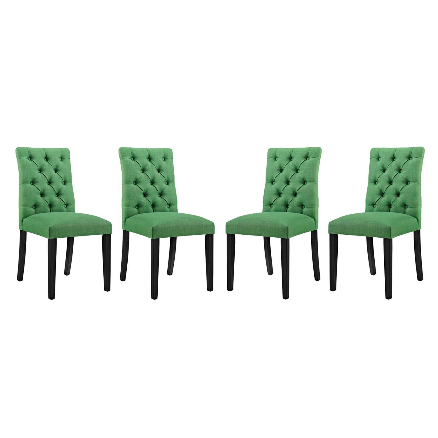 Modway Duchess Dining Chair Fabric Set of 4 | Dining Chairs | Modishstore-9