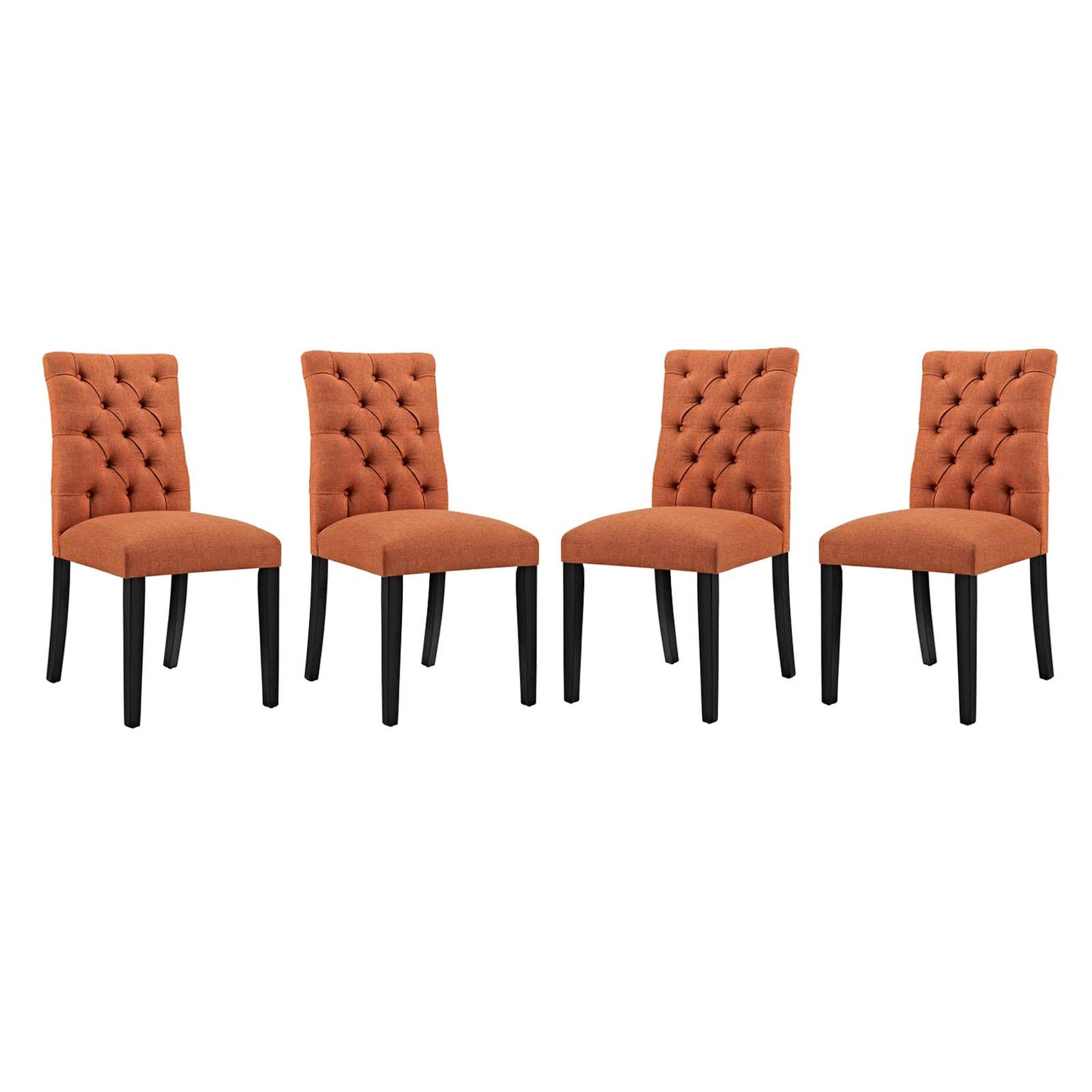 Modway Duchess Dining Chair Fabric Set of 4 | Dining Chairs | Modishstore-17
