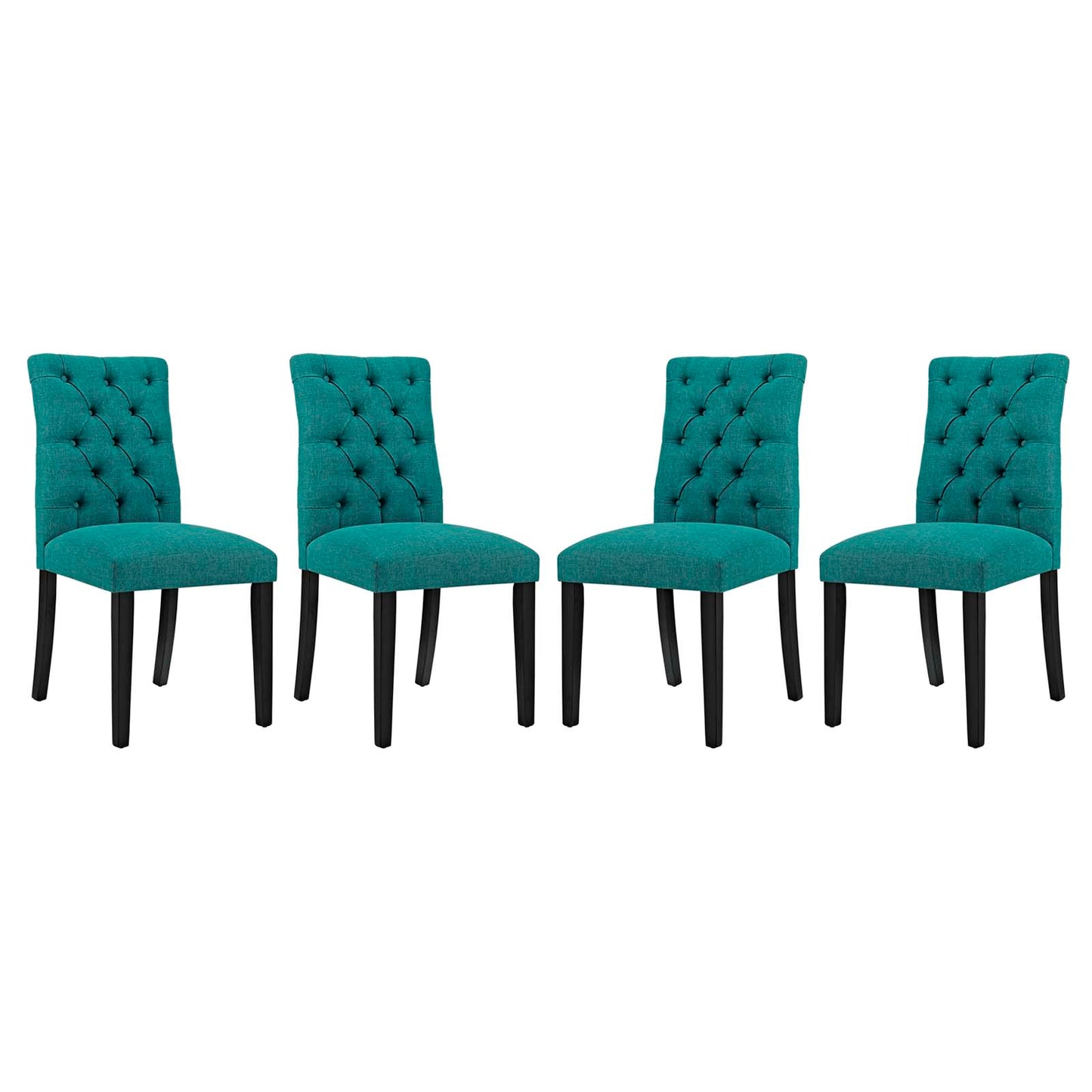 Modway Duchess Dining Chair Fabric Set of 4 | Dining Chairs | Modishstore-19