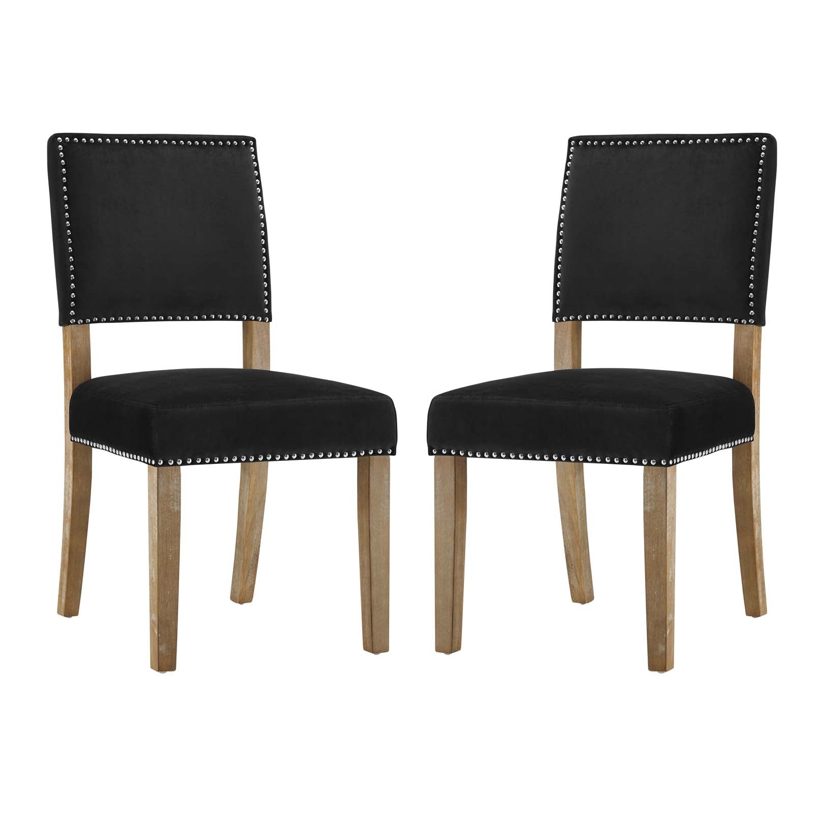 Modway Oblige Dining Chair Wood Set of 2 | Dining Chairs | Modishstore-17