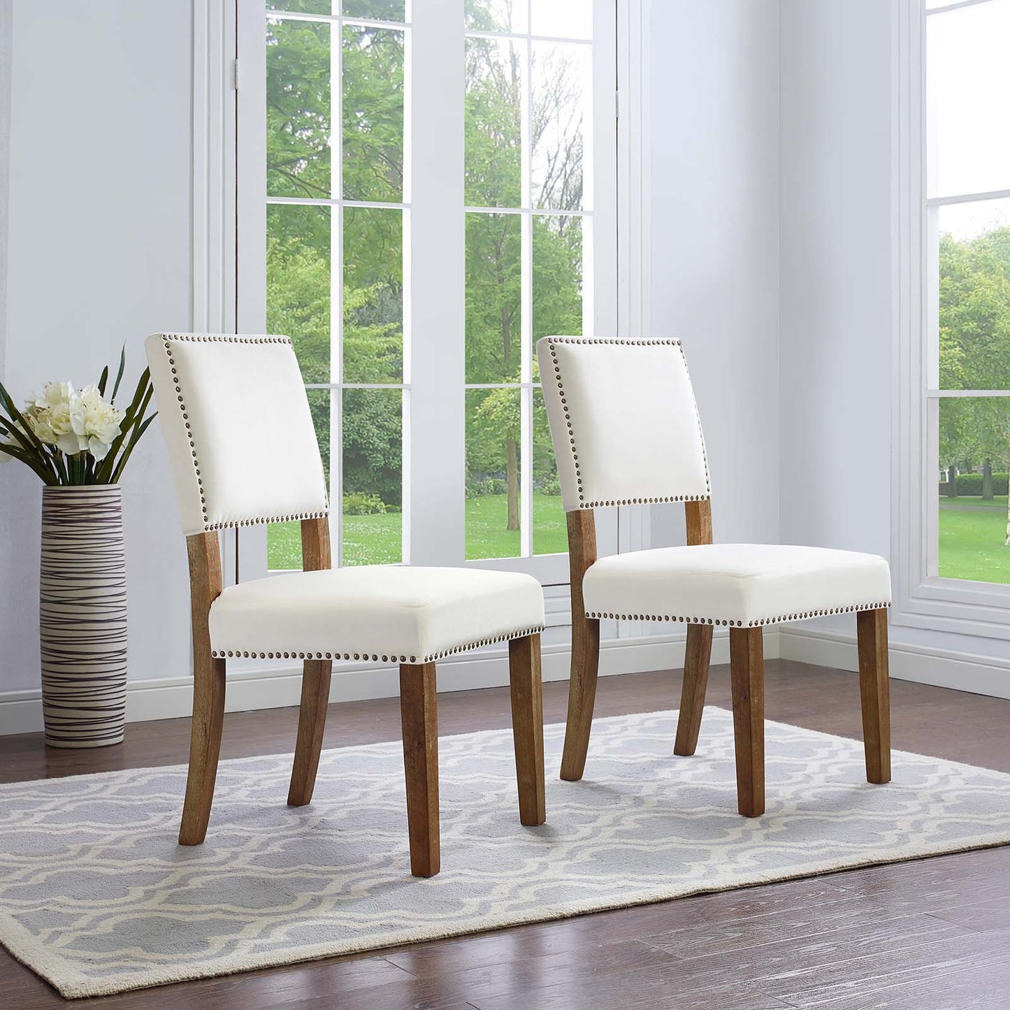 Modway Oblige Dining Chair Wood Set of 2 - EEI-3477 | Dining Chairs | Modishstore - 8