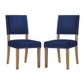 Modway Oblige Dining Chair Wood Set of 2 | Dining Chairs | Modishstore-2