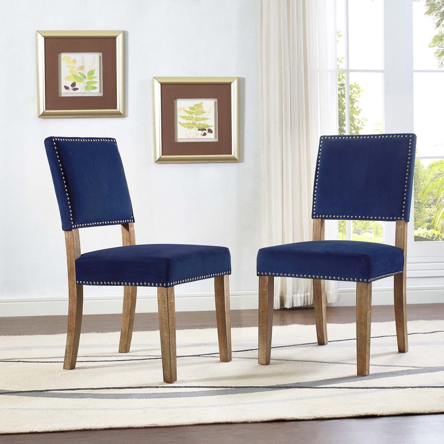 Modway Oblige Dining Chair Wood Set of 2 - EEI-3477 | Dining Chairs | Modishstore - 1
