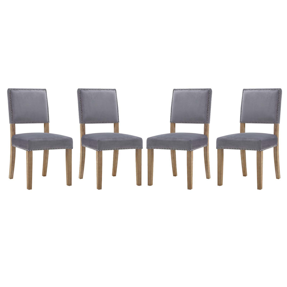 Modway Oblige Dining Chair Wood Set of 4 - EEI-3478 | Dining Chairs | Modishstore - 11
