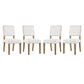 Modway Oblige Dining Chair Wood Set of 4 | Dining Chairs | Modishstore-7