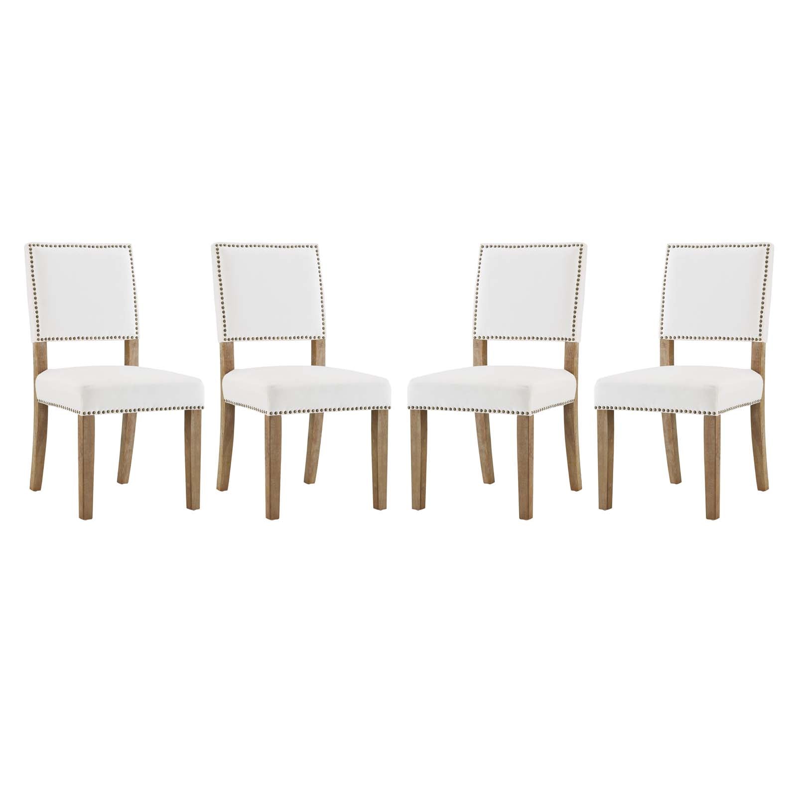 Modway Oblige Dining Chair Wood Set of 4 | Dining Chairs | Modishstore-7