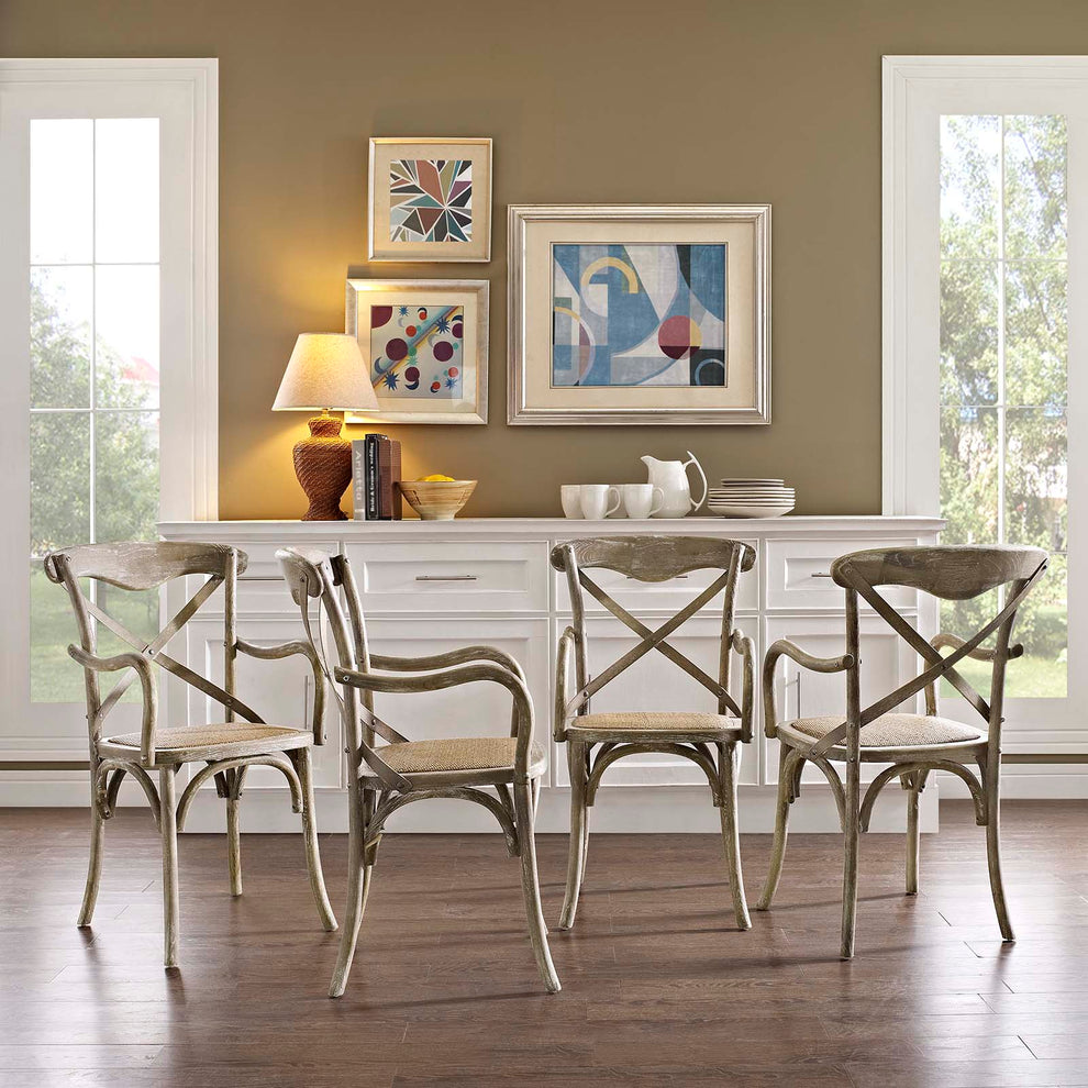 Modway Gear Dining Armchair Set of 4 - EEI-3480 | Dining Chairs | Modishstore - 7