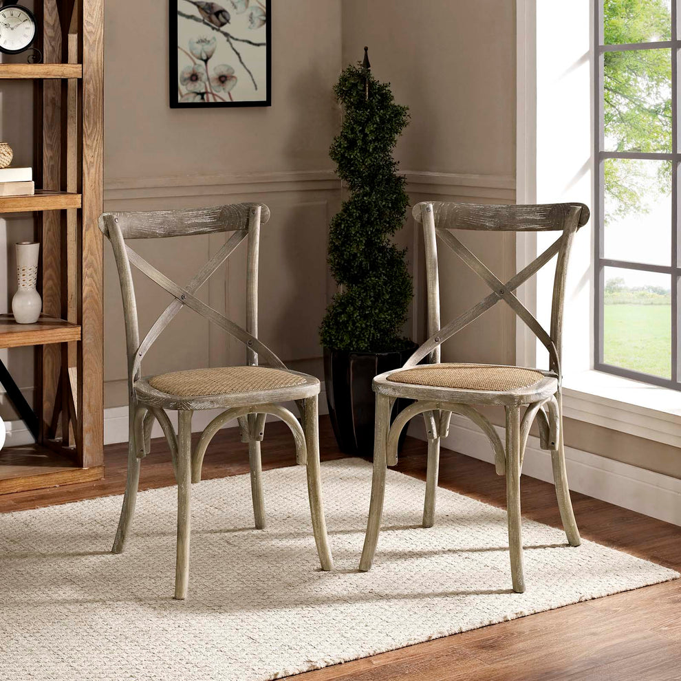Modway Gear Dining Side Chair Set of 2 - EEI-3481 | Dining Chairs | Modishstore - 1