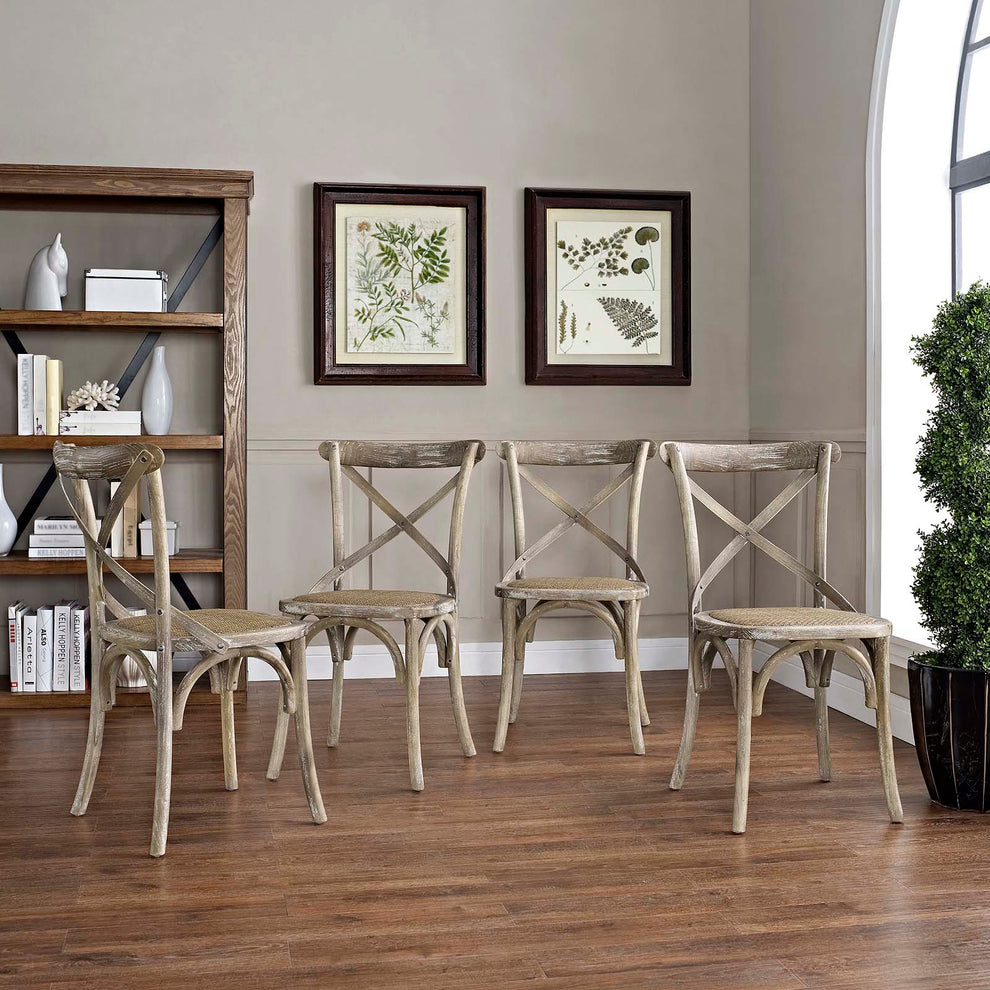 Modway Gear Dining Side Chair Set of 4 - EEI-3482 | Dining Chairs | Modishstore - 7