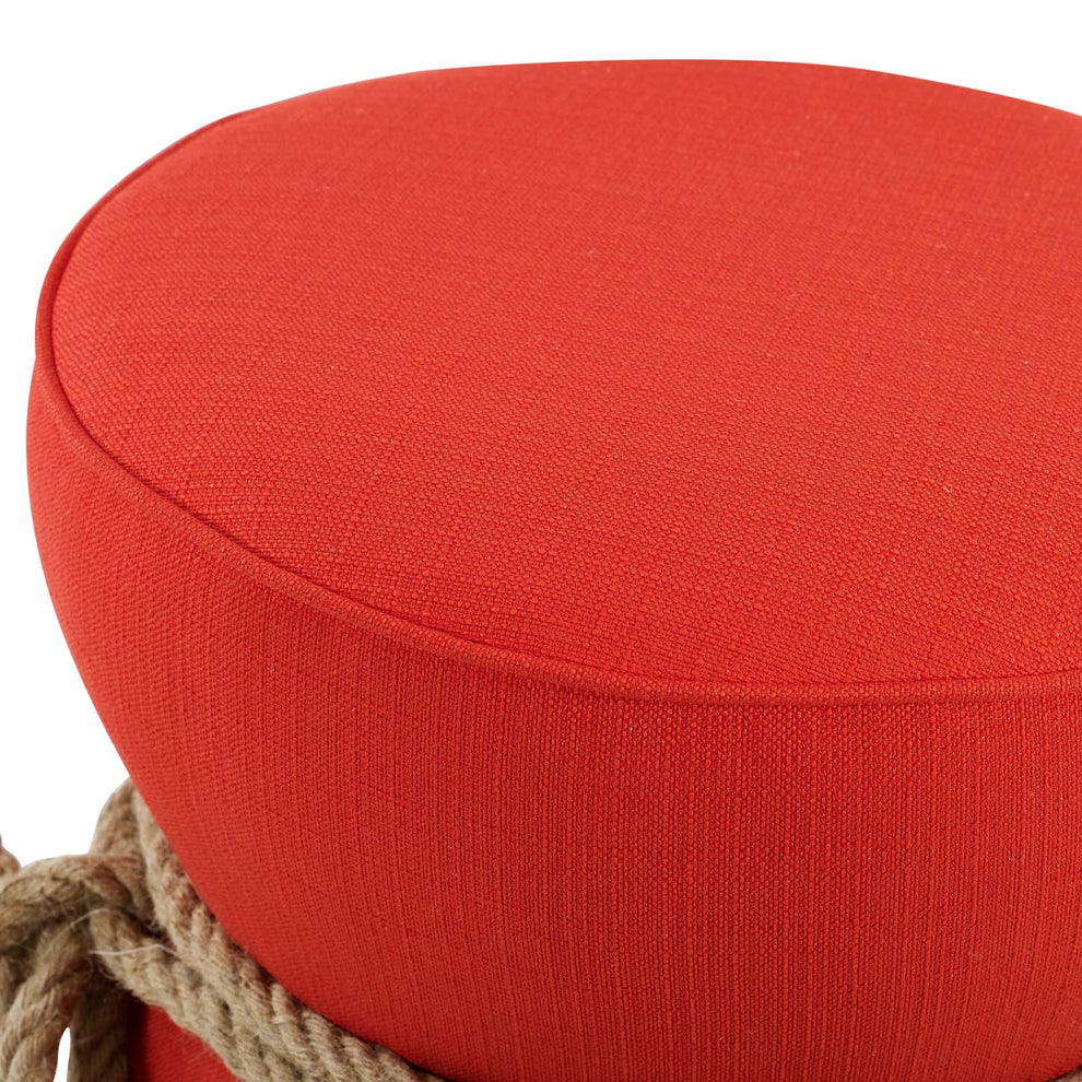 Modway Beat Nautical Rope Upholstered Fabric Ottoman - EEI-3483 | Ottomans | Modishstore - 6