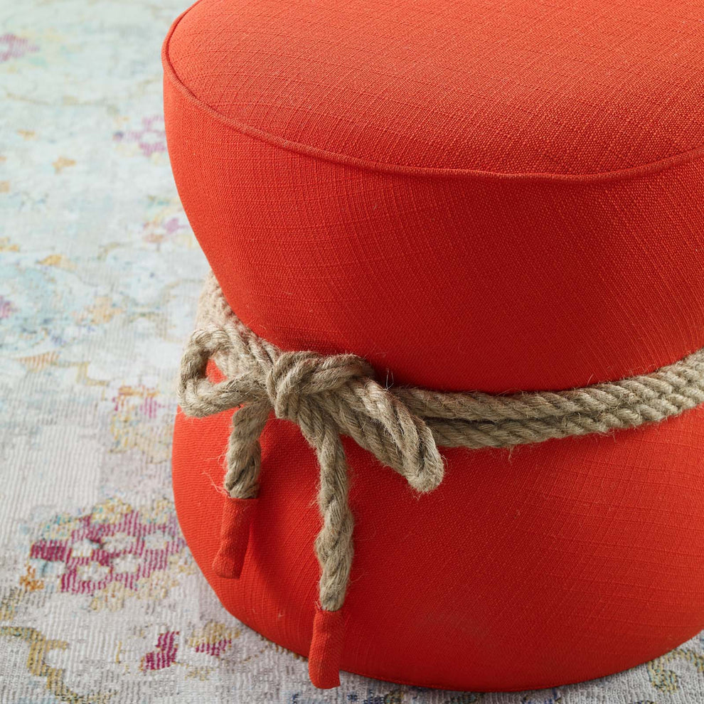 Modway Beat Nautical Rope Upholstered Fabric Ottoman - EEI-3483 | Ottomans | Modishstore - 5