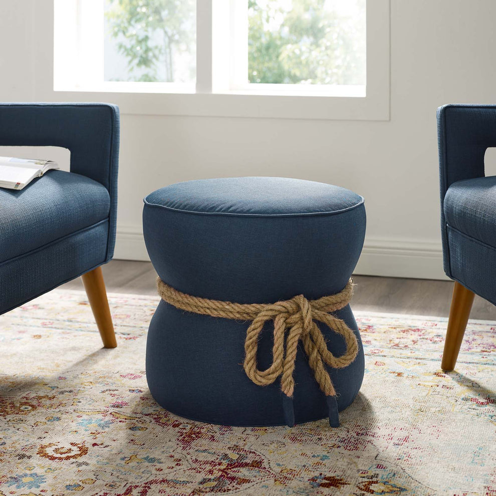 Modway Beat Nautical Rope Upholstered Fabric Ottoman - EEI-3483 | Ottomans | Modishstore - 12