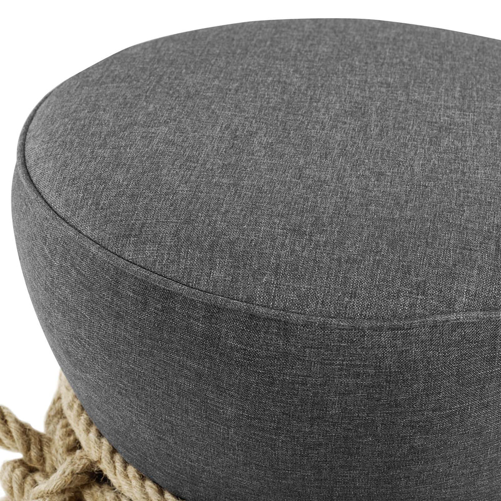 Modway Beat Nautical Rope Upholstered Fabric Ottoman - EEI-3483 | Ottomans | Modishstore - 7