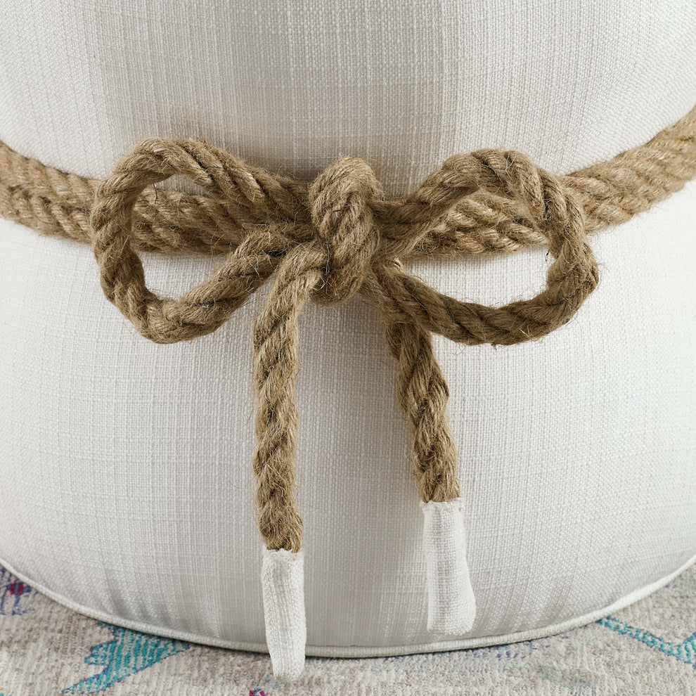 Modway Beat Nautical Rope Upholstered Fabric Ottoman - EEI-3483 | Ottomans | Modishstore - 19