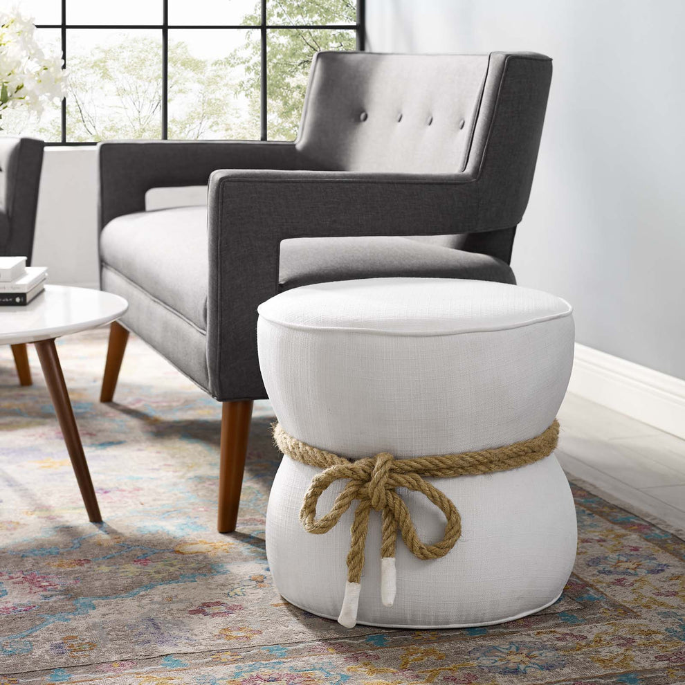 Modway Beat Nautical Rope Upholstered Fabric Ottoman - EEI-3483 | Ottomans | Modishstore - 20