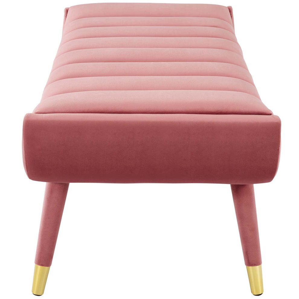 Modway Guess Channel Tufted Performance Velvet Accent Bench - EEI-3484 | Benches | Modishstore - 5