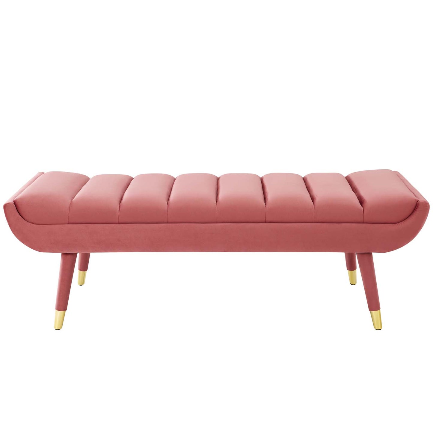 Modway Guess Channel Tufted Performance Velvet Accent Bench | Stools & Benches | Modishstore-4