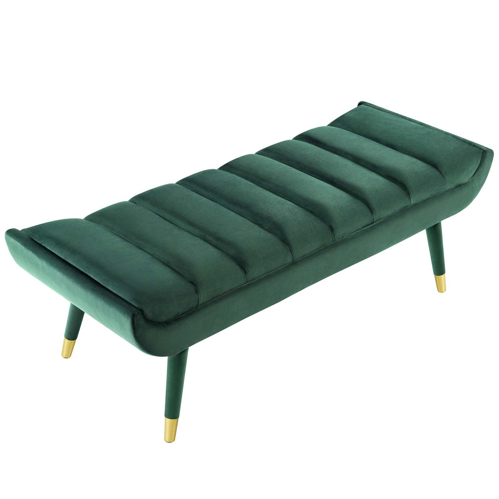 Modway Guess Channel Tufted Performance Velvet Accent Bench - EEI-3484 | Benches | Modishstore - 11