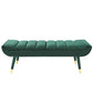 Modway Guess Channel Tufted Performance Velvet Accent Bench | Stools & Benches | Modishstore-26