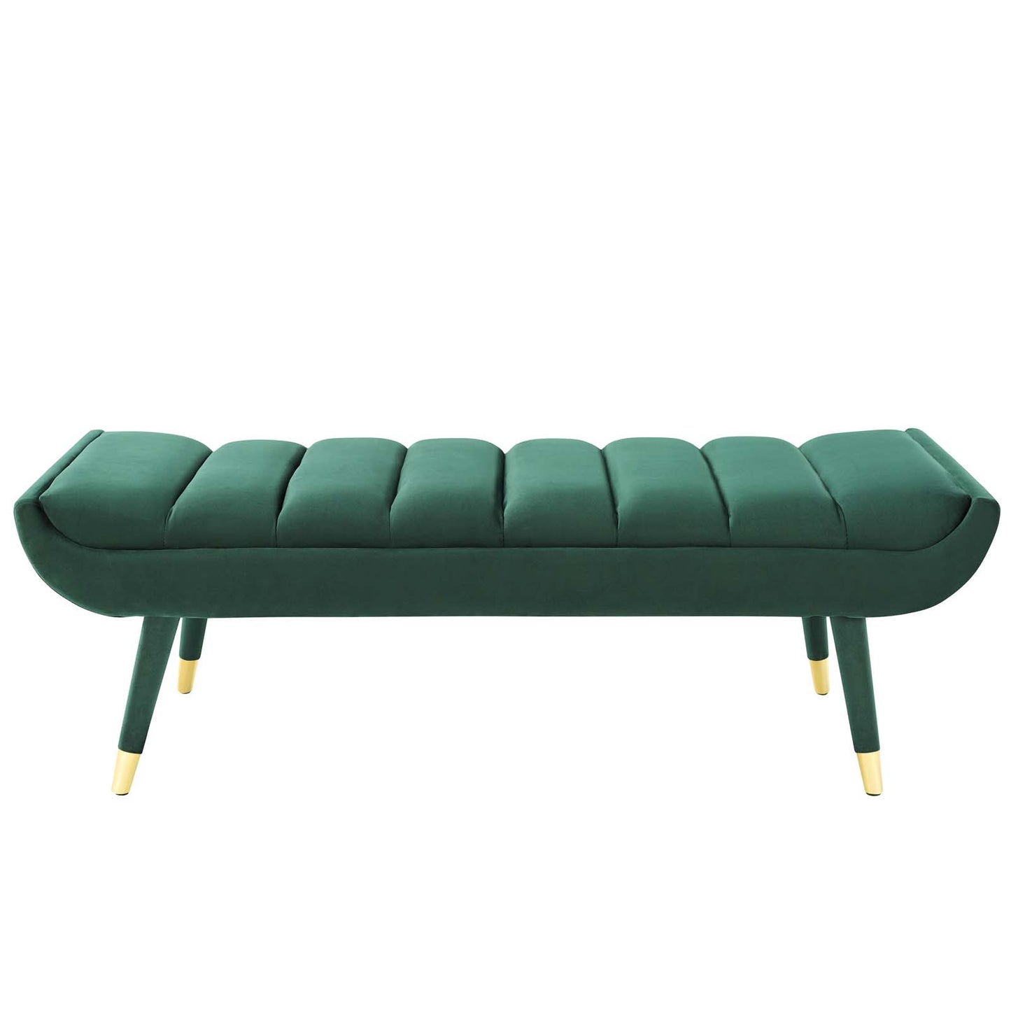 Modway Guess Channel Tufted Performance Velvet Accent Bench | Stools & Benches | Modishstore-26