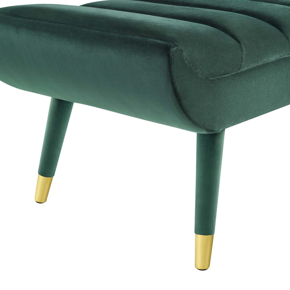 Modway Guess Channel Tufted Performance Velvet Accent Bench - EEI-3484 | Benches | Modishstore - 17