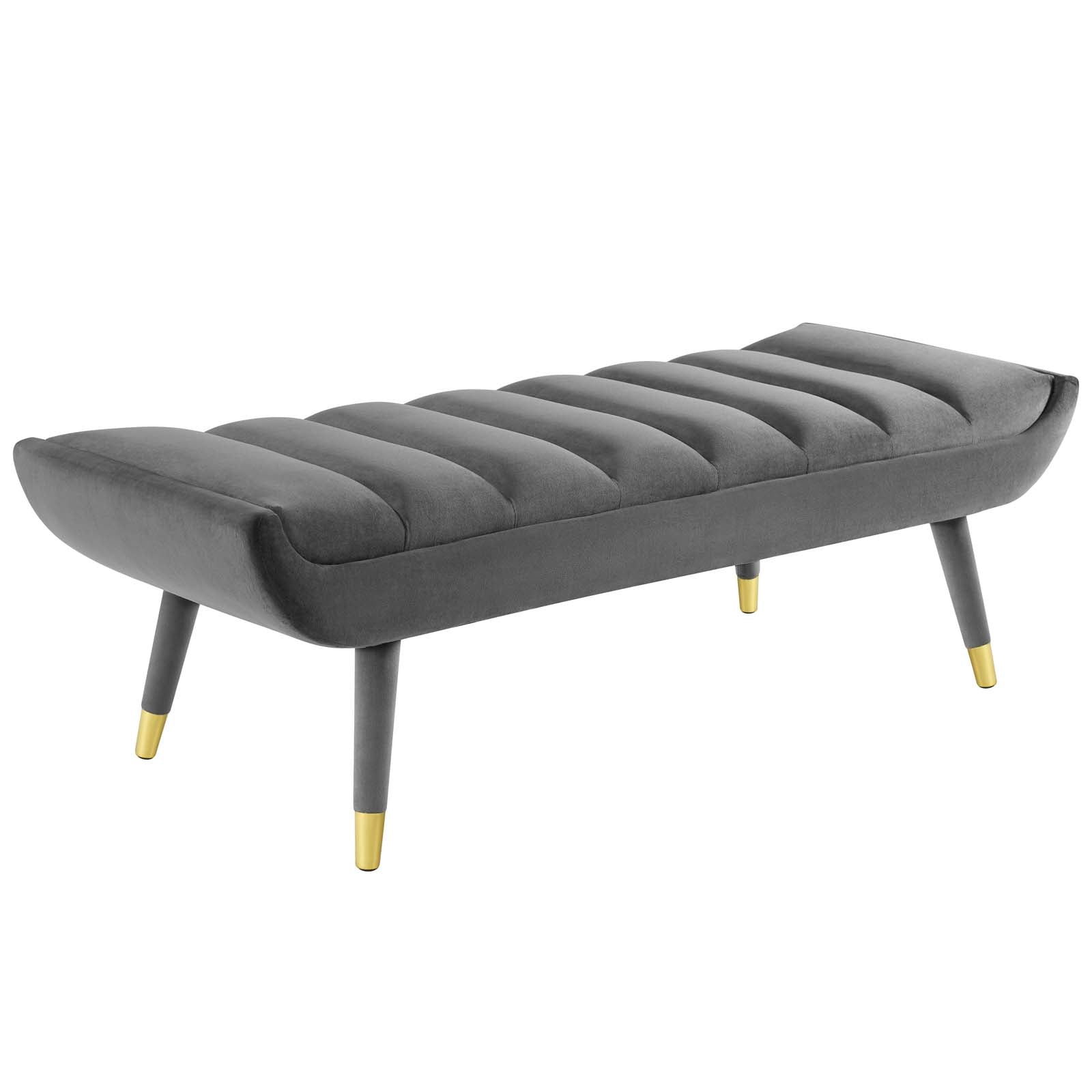 Modway Guess Channel Tufted Performance Velvet Accent Bench | Stools & Benches | Modishstore-22