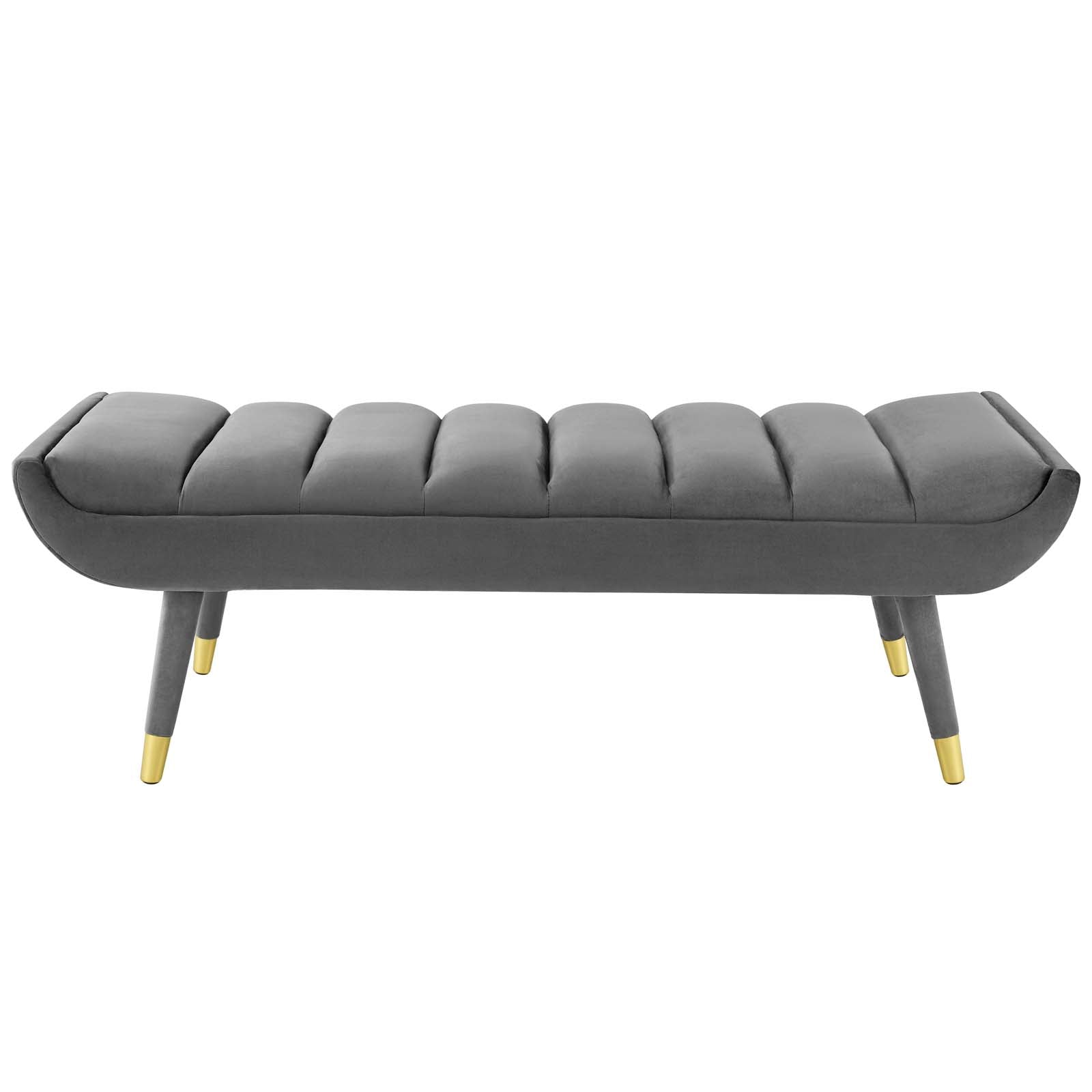 Modway Guess Channel Tufted Performance Velvet Accent Bench | Stools & Benches | Modishstore-23