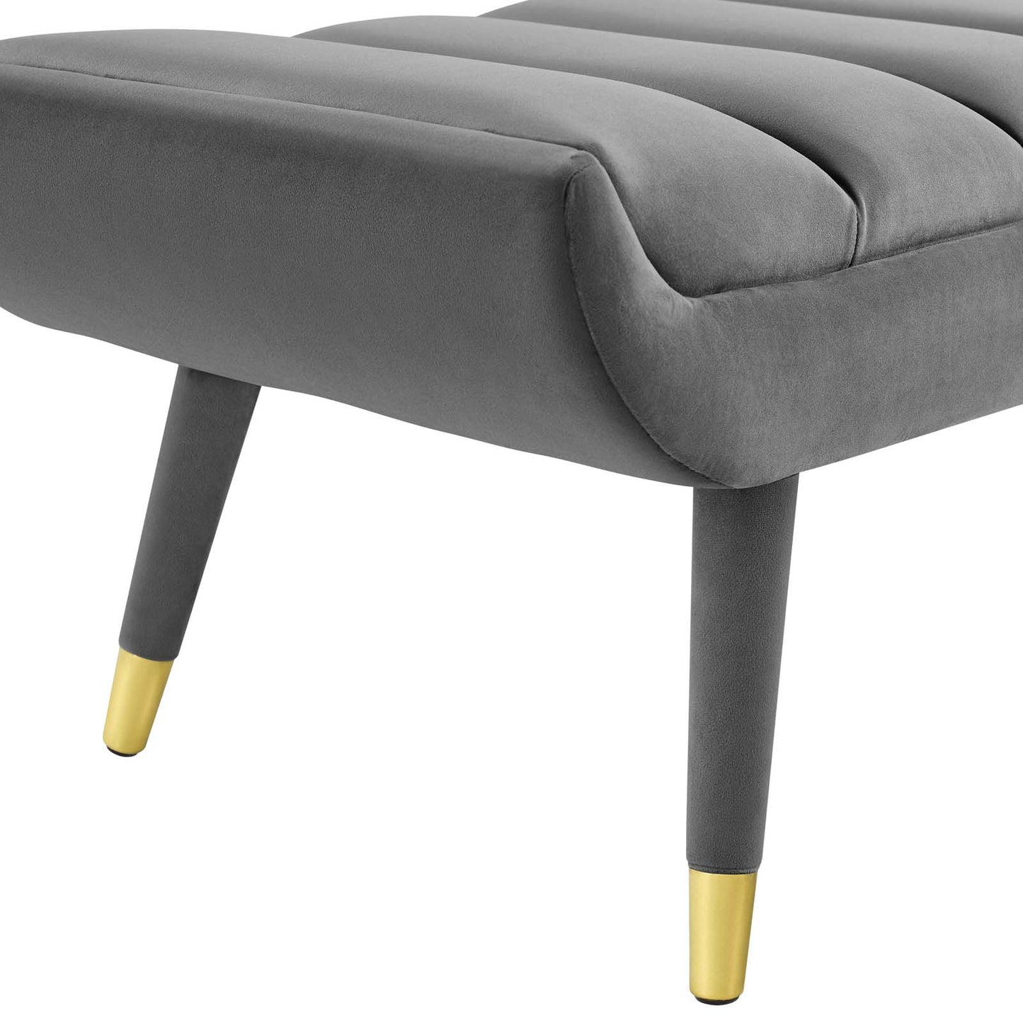 Modway Guess Channel Tufted Performance Velvet Accent Bench | Stools & Benches | Modishstore-24