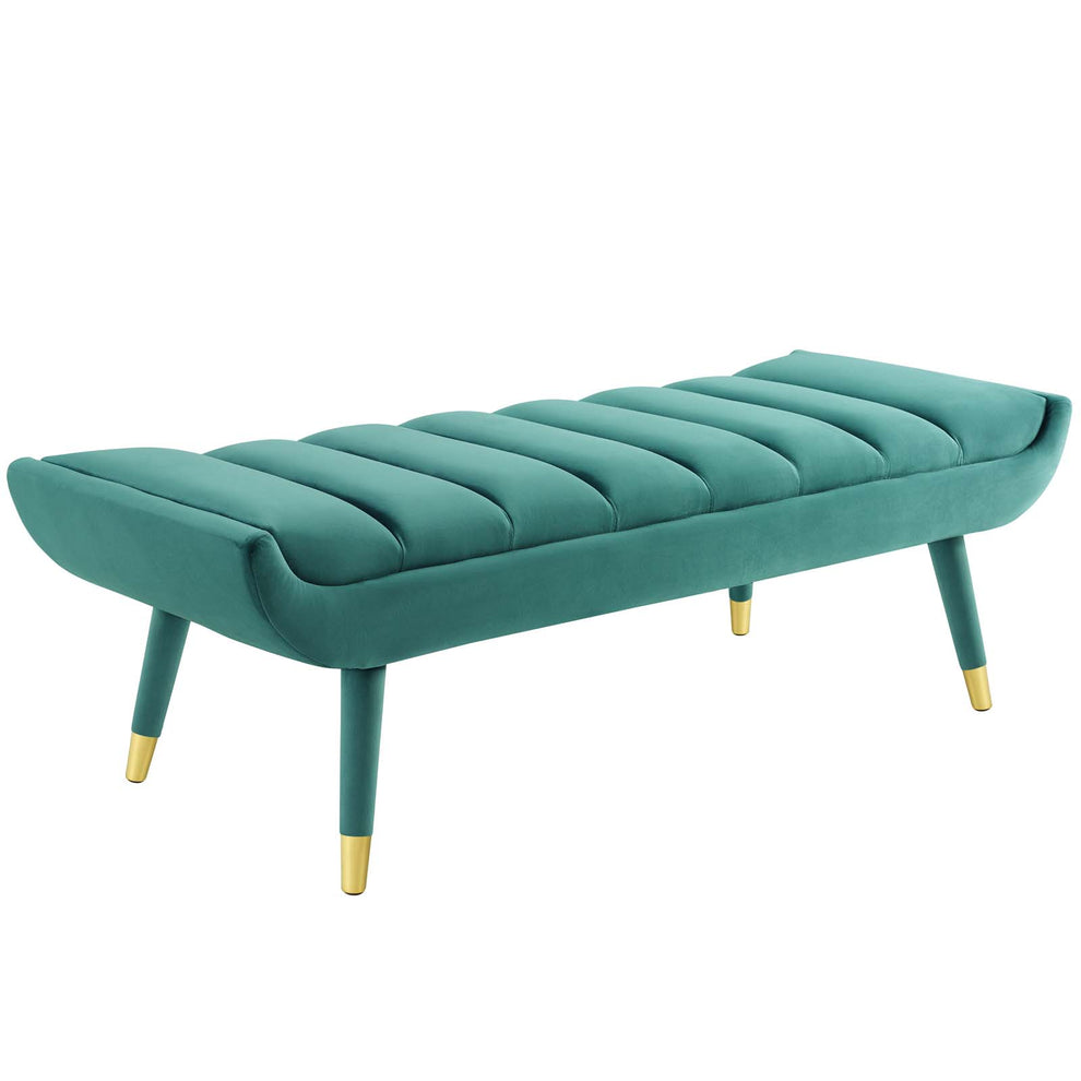 Modway Guess Channel Tufted Performance Velvet Accent Bench - EEI-3484 | Benches | Modishstore - 12