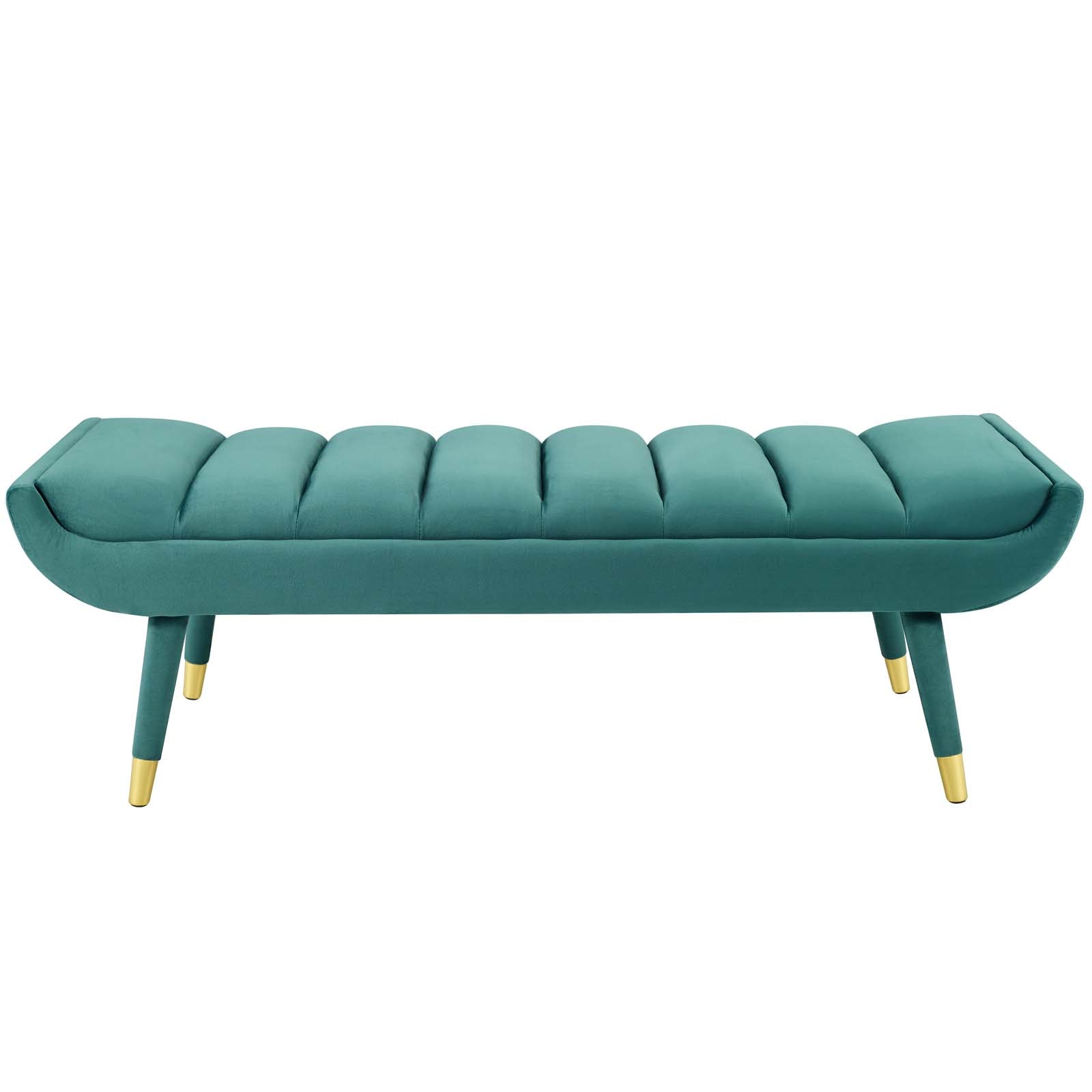 Modway Guess Channel Tufted Performance Velvet Accent Bench | Stools & Benches | Modishstore-28