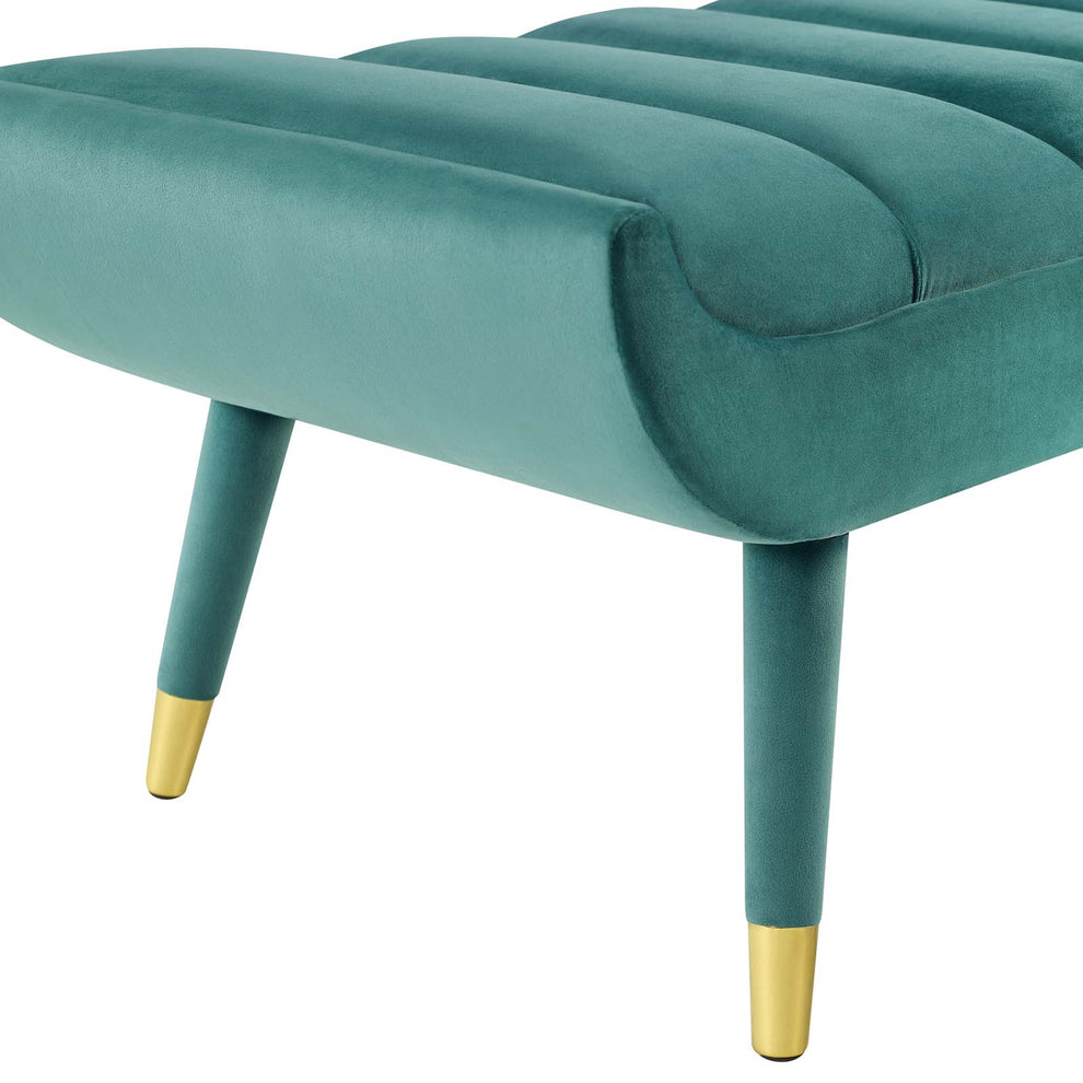 Modway Guess Channel Tufted Performance Velvet Accent Bench - EEI-3484 | Benches | Modishstore - 18