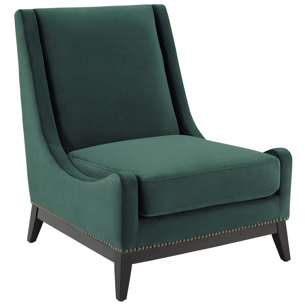 Modway Confident Accent Upholstered Performance Velvet Lounge Chair - EEI-3488 | Lounge Chairs | Modishstore - 18