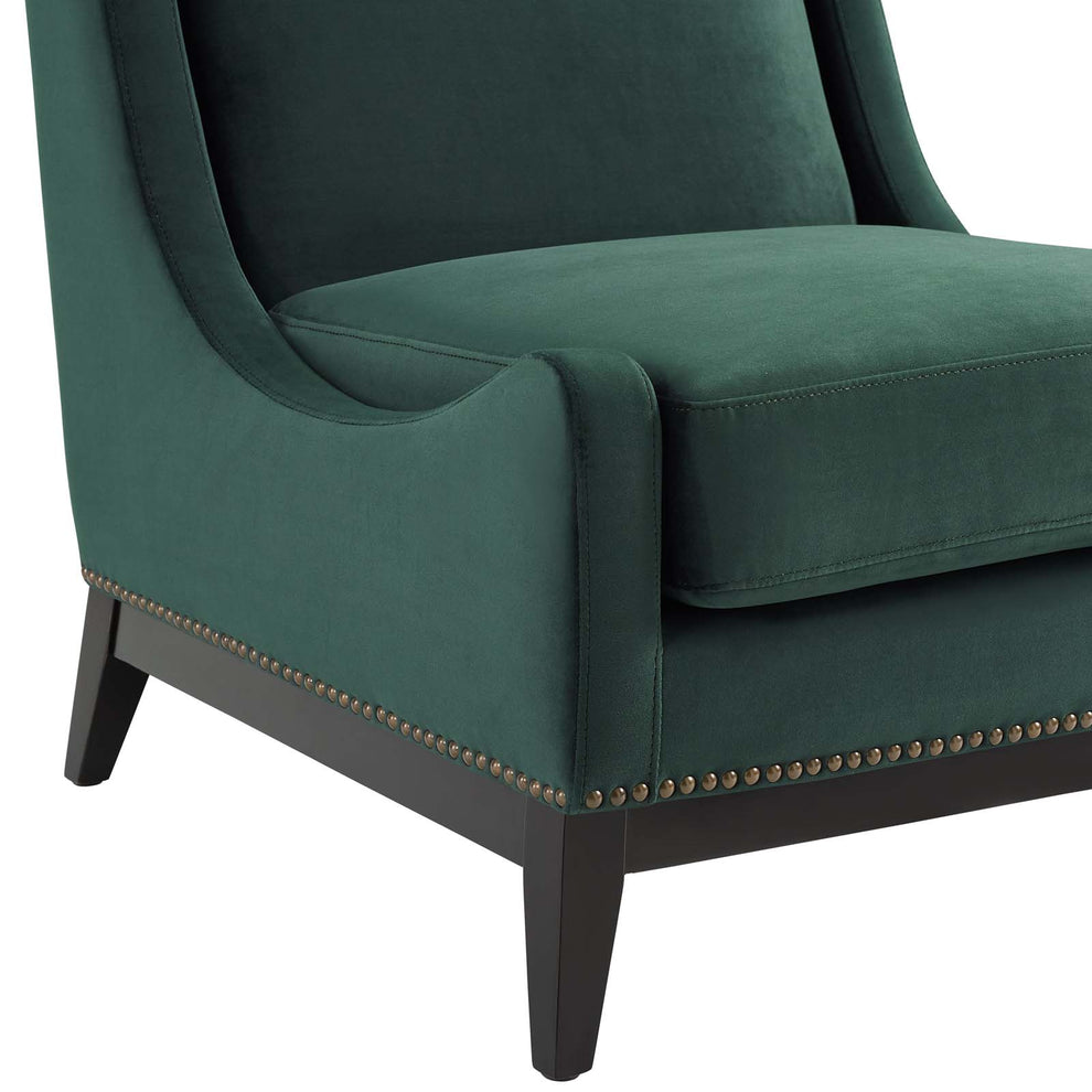 Modway Confident Accent Upholstered Performance Velvet Lounge Chair - EEI-3488 | Lounge Chairs | Modishstore - 17