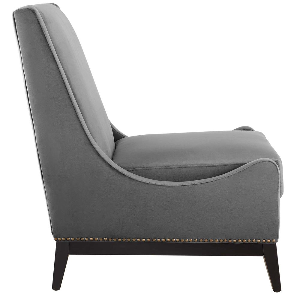 Modway Confident Accent Upholstered Performance Velvet Lounge Chair - EEI-3488 | Lounge Chairs | Modishstore - 4