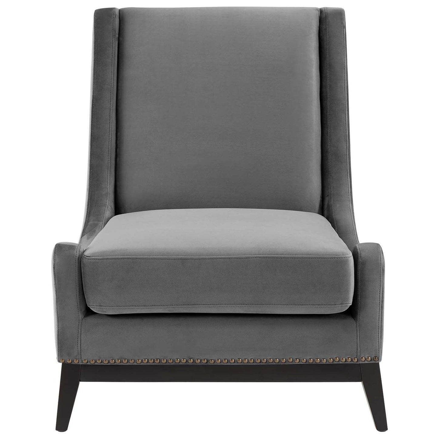 Modway Confident Accent Upholstered Performance Velvet Lounge Chair | Lounge Chairs | Modishstore-3