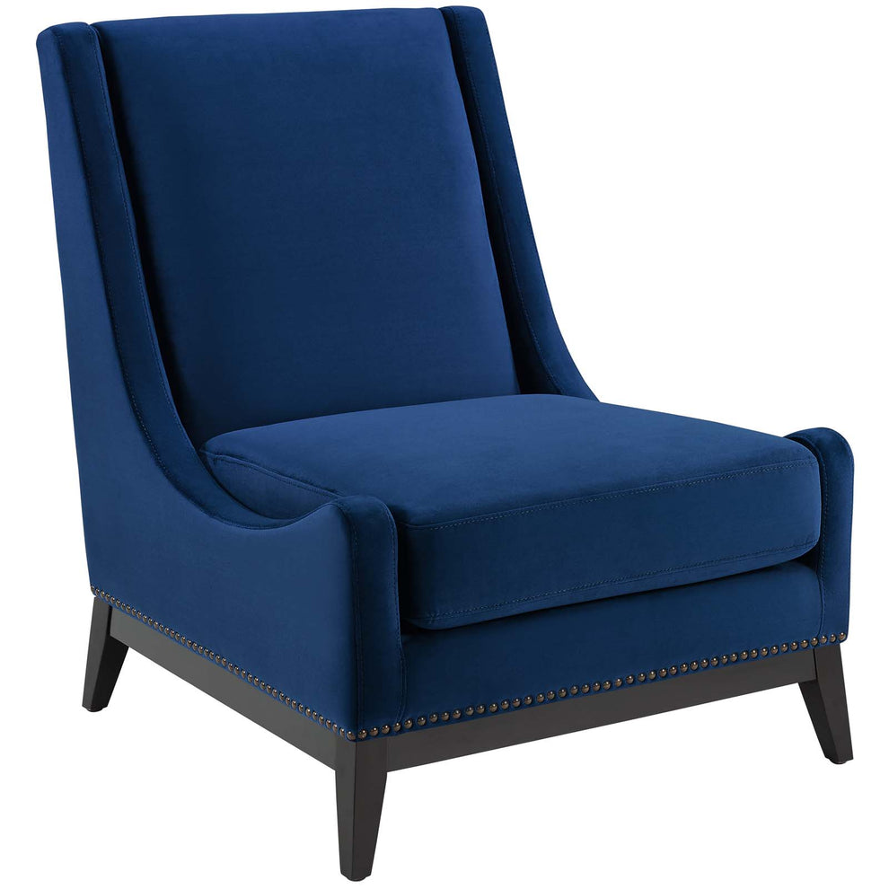Modway Confident Accent Upholstered Performance Velvet Lounge Chair - EEI-3488 | Lounge Chairs | Modishstore - 12