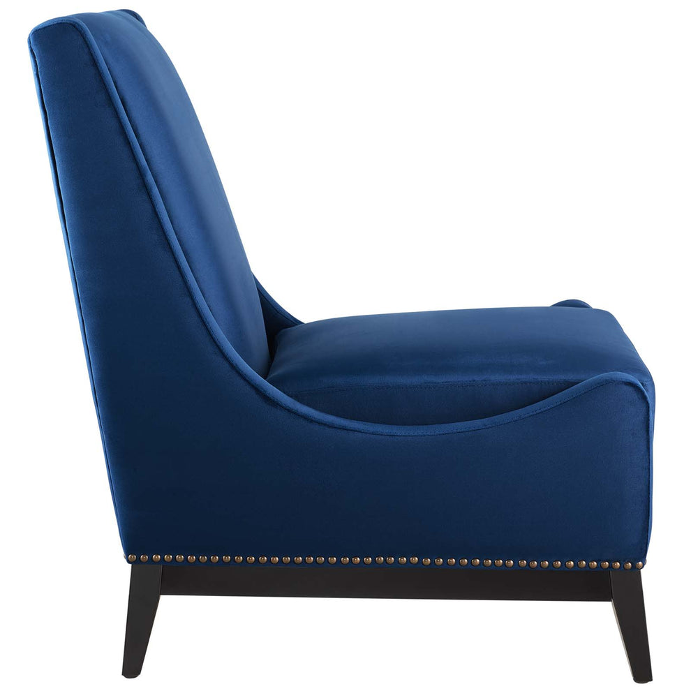 Modway Confident Accent Upholstered Performance Velvet Lounge Chair - EEI-3488 | Lounge Chairs | Modishstore - 8