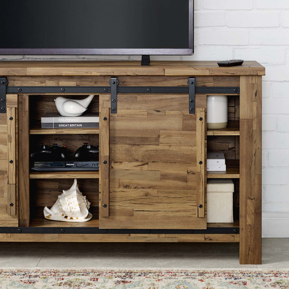 Modway Cheshire 70" Rustic Sliding Door Buffet Table Sideboard - EEI-3489 | Sideboards | Modishstore - 8