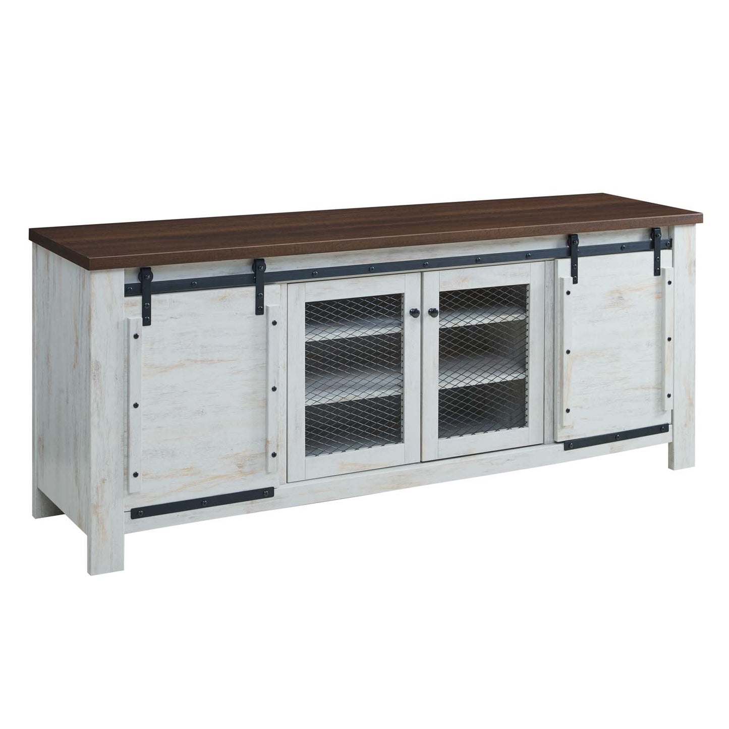 Modway Bennington 70" Rustic Sliding Door Buffet Table Sideboard - EEI-3490 | Sideboards | Modishstore - 2