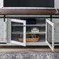 Modway Bennington 70" Rustic Sliding Door Buffet Table Sideboard | Sideboards | Modishstore-4