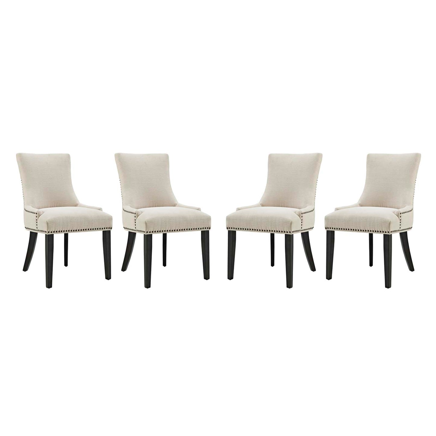 Modway Marquis Dining Chair Fabric Set of 4 | Dining Chairs | Modishstore-5