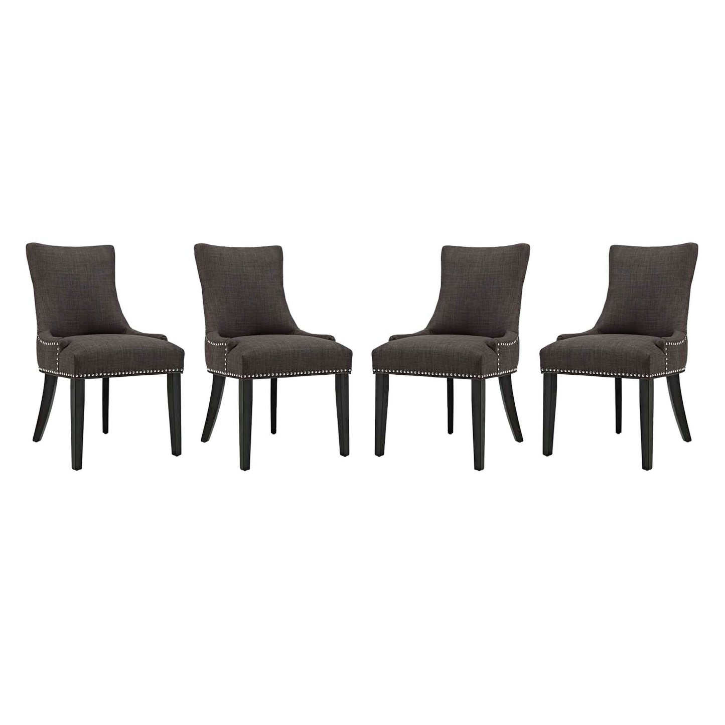 Modway Marquis Dining Chair Fabric Set of 4 - EEI-3497 | Dining Chairs | Modishstore - 7