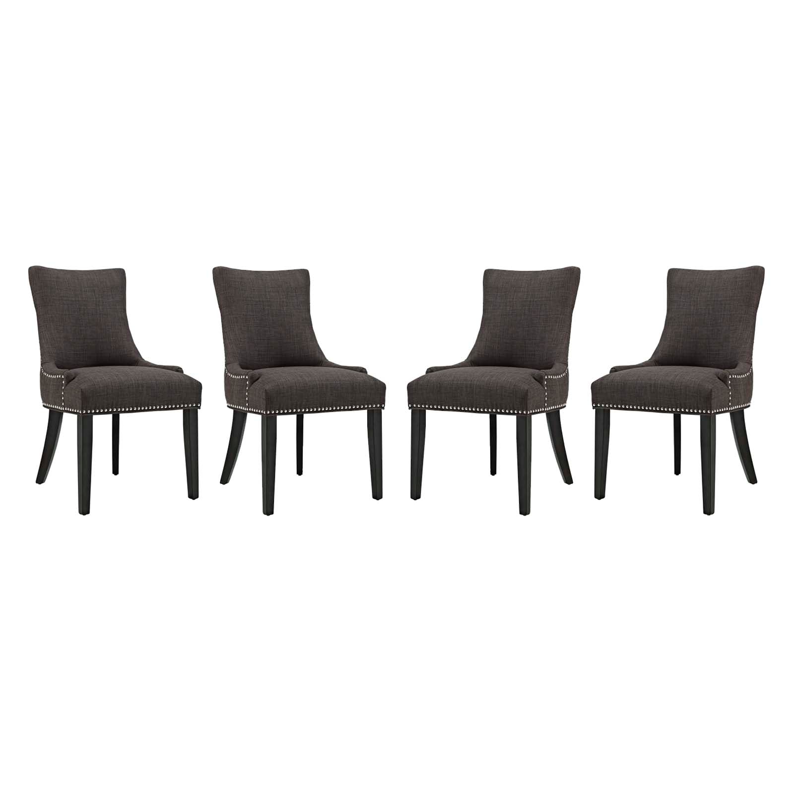 Modway Marquis Dining Chair Fabric Set of 4 - EEI-3497 | Dining Chairs | Modishstore - 7