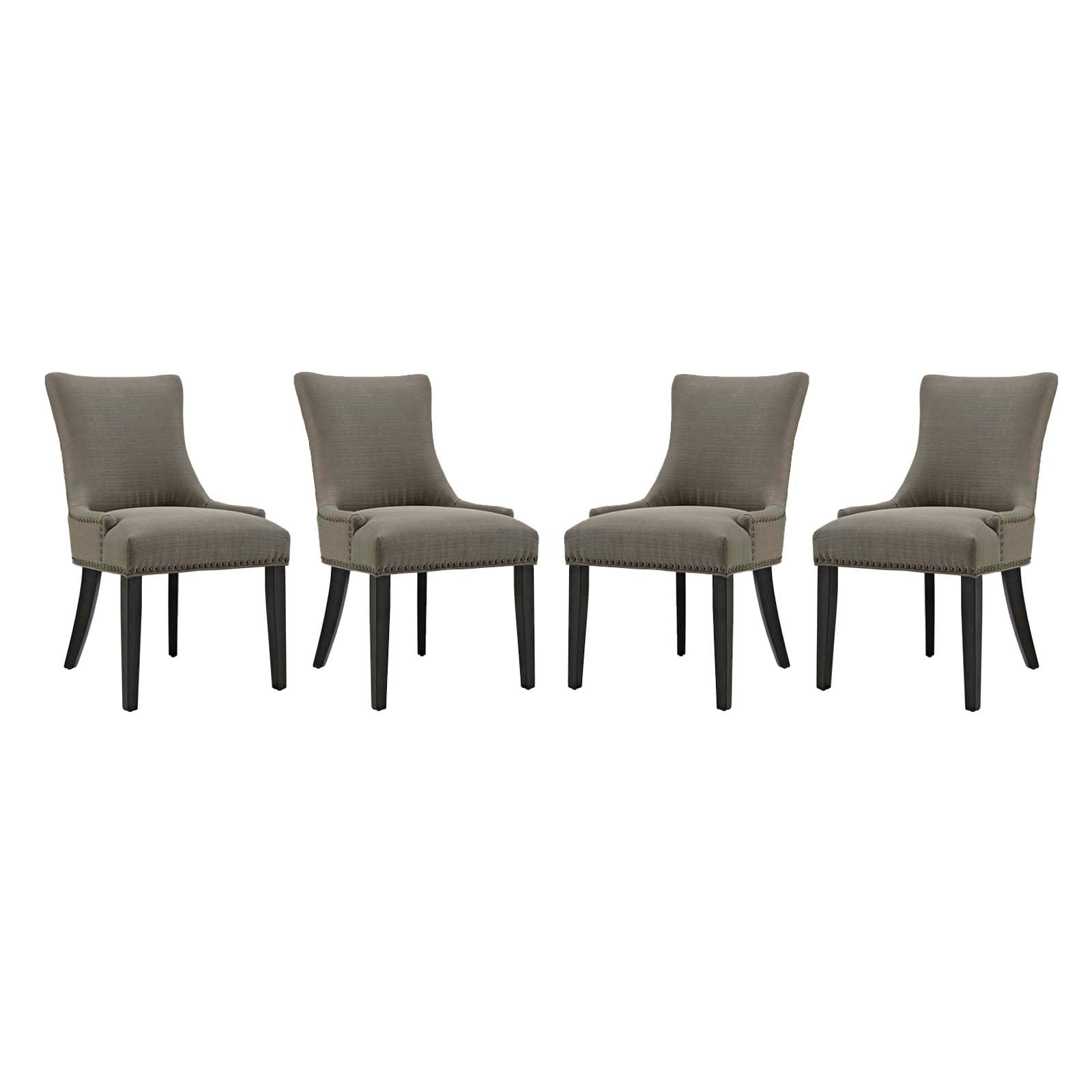 Modway Marquis Dining Chair Fabric Set of 4 - EEI-3497 | Dining Chairs | Modishstore - 9