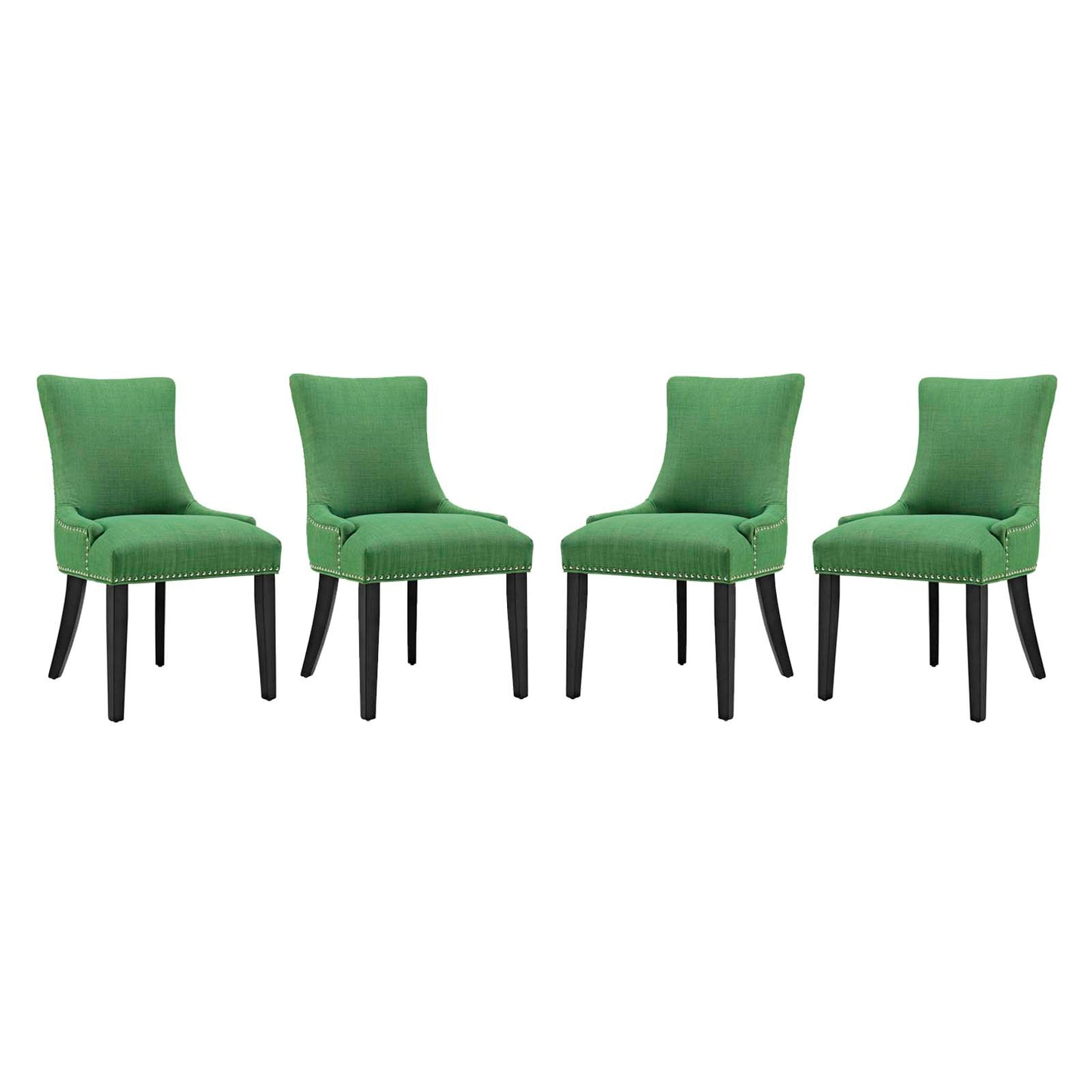 Modway Marquis Dining Chair Fabric Set of 4 | Dining Chairs | Modishstore-11