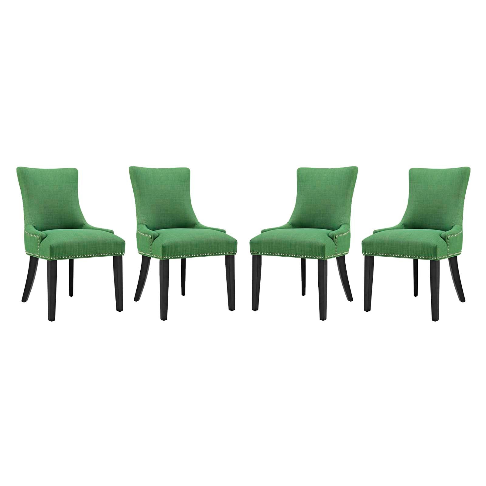 Modway Marquis Dining Chair Fabric Set of 4 | Dining Chairs | Modishstore-11