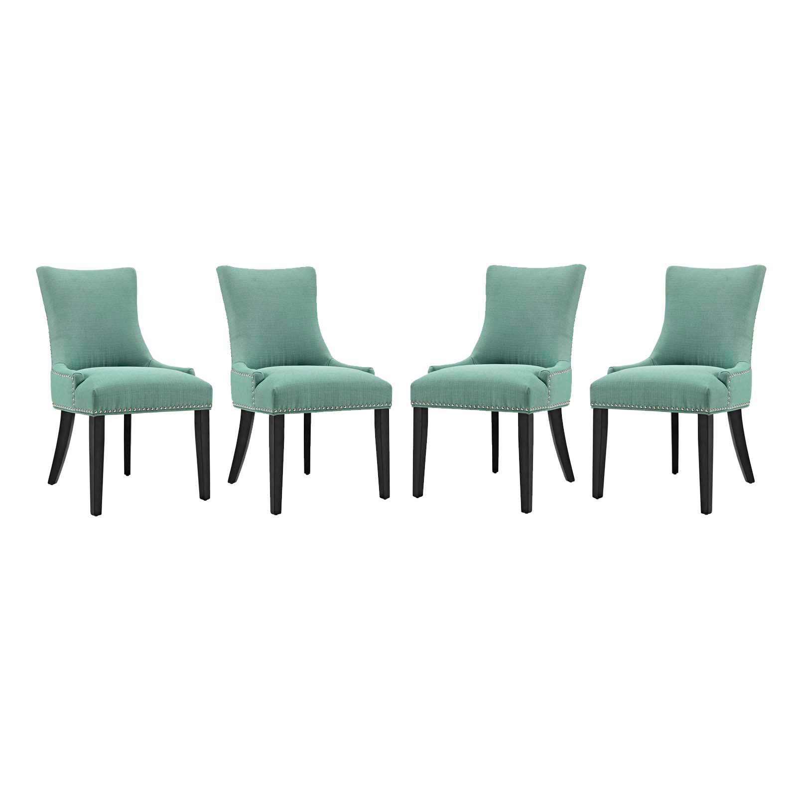 Modway Marquis Dining Chair Fabric Set of 4 | Dining Chairs | Modishstore-15