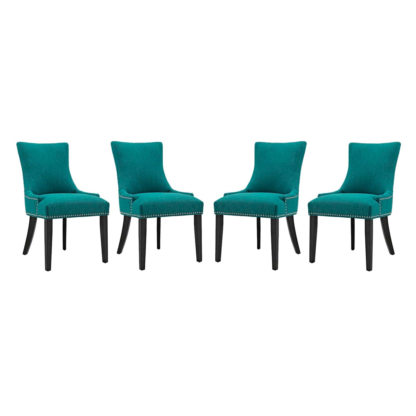 Modway Marquis Dining Chair Fabric Set of 4 | Dining Chairs | Modishstore-21