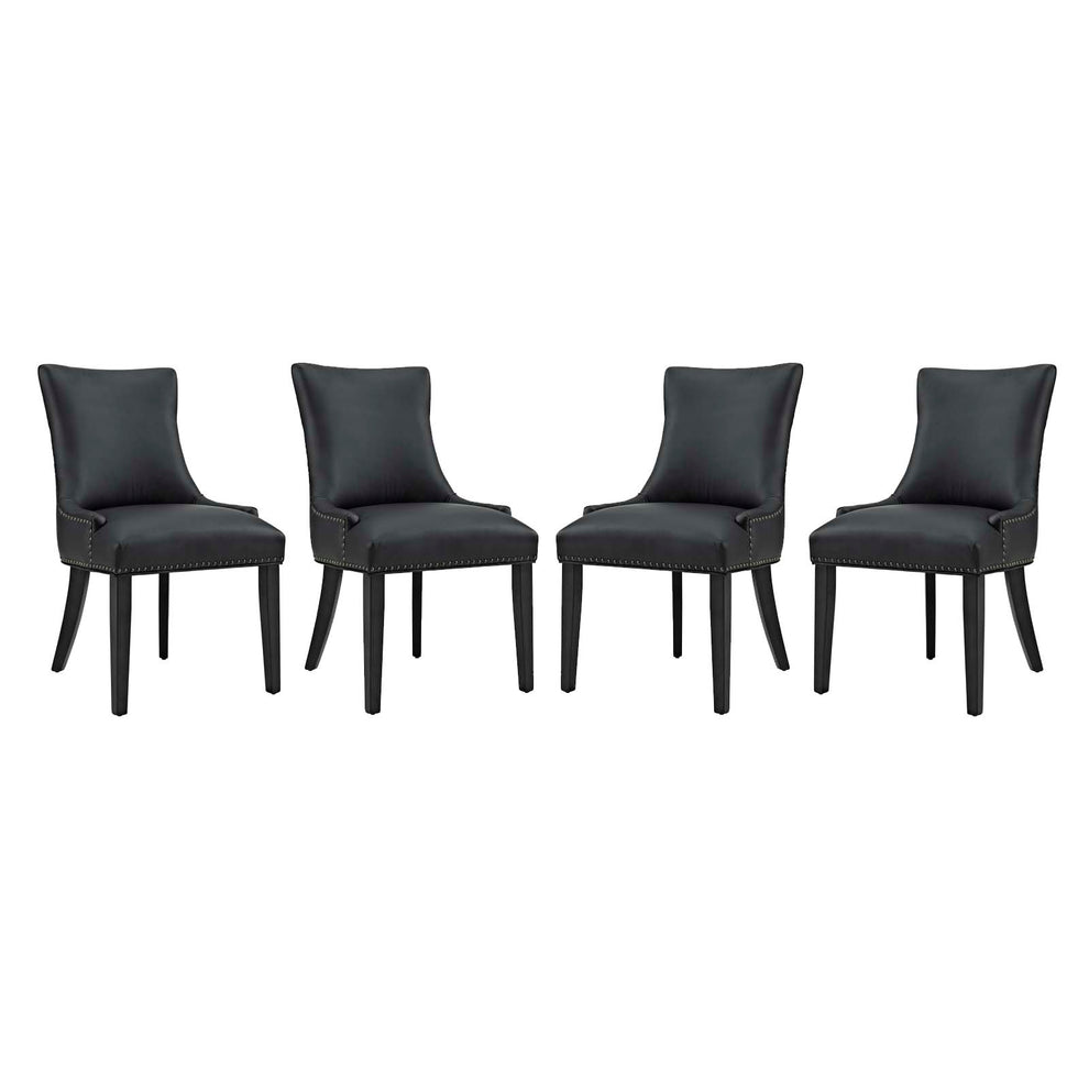 Modway Marquis Dining Chair Faux Leather Set of 4 - EEI-3499 | Dining Chairs | Modishstore - 1
