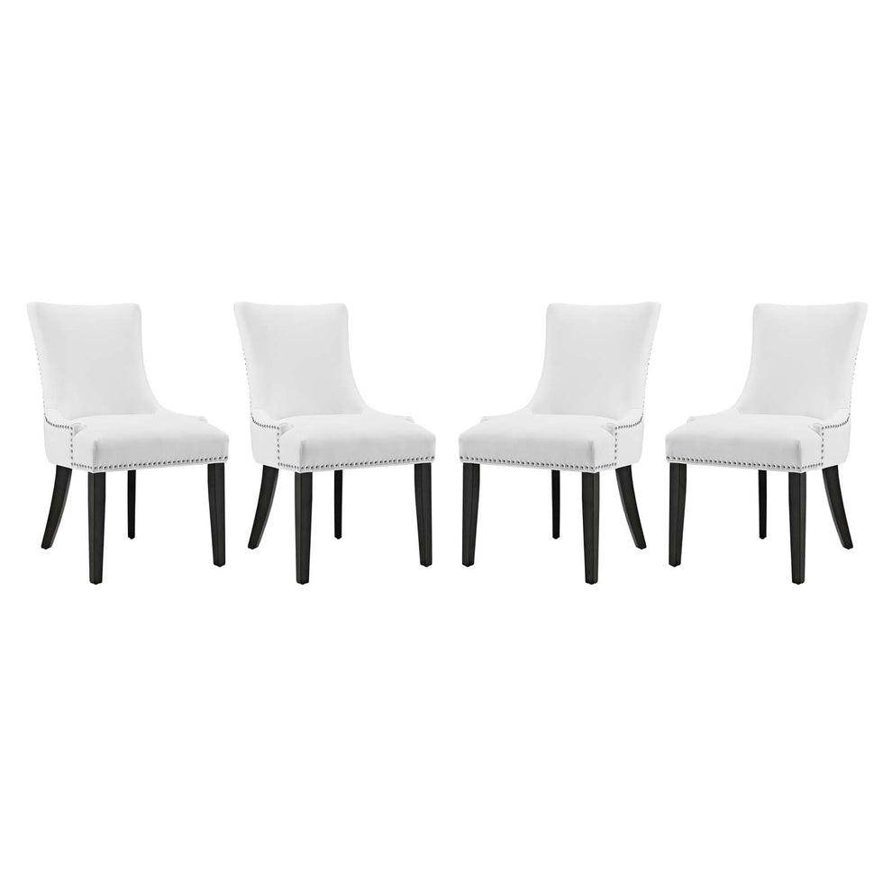 Modway Marquis Dining Chair Faux Leather Set of 4 - EEI-3499 | Dining Chairs | Modishstore - 5